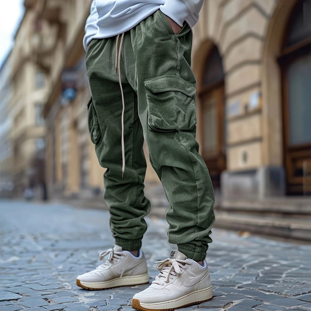 Elegant Corduroy Pants - Luxoria