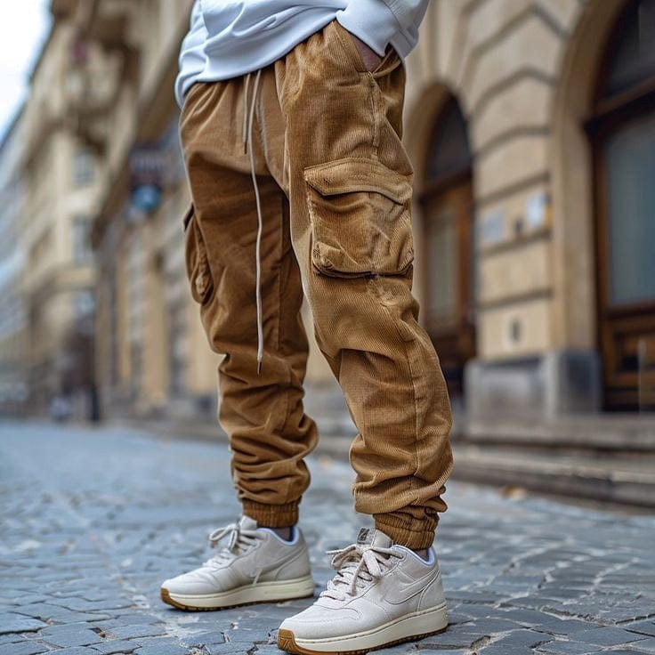 Elegant Corduroy Pants - Luxoria