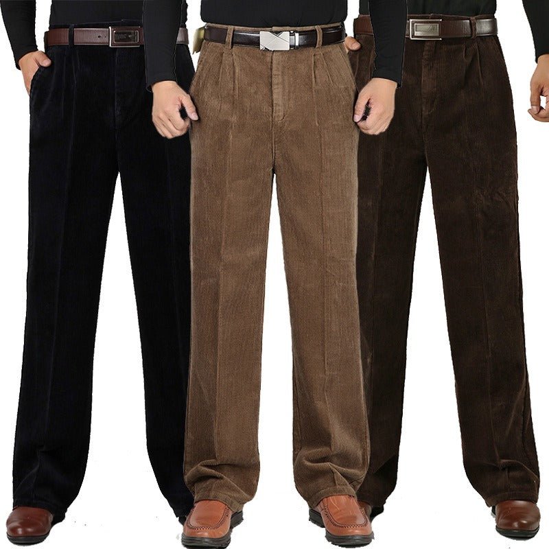 Elegant Corduroy Pants - Luxoria