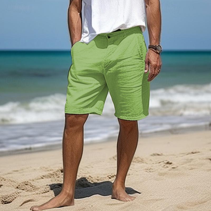 Elegant Linen Shorts - Luxoria