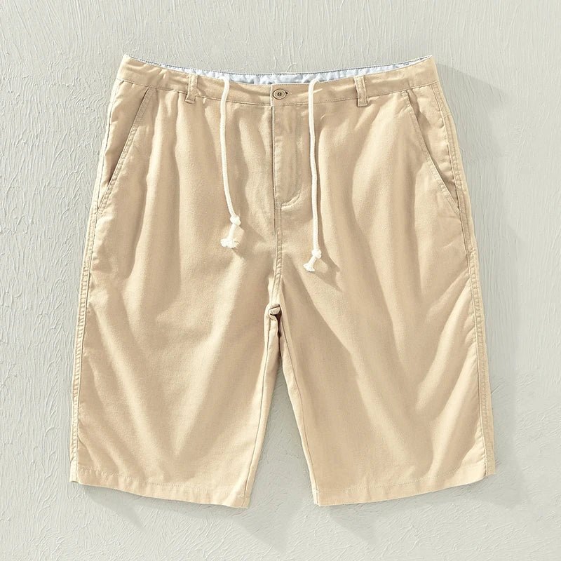 Elegant Linen Shorts - Luxoria