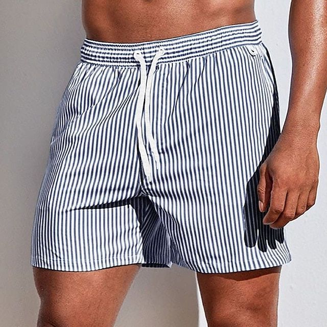 Casual Striped Boardshorts - Luxoria