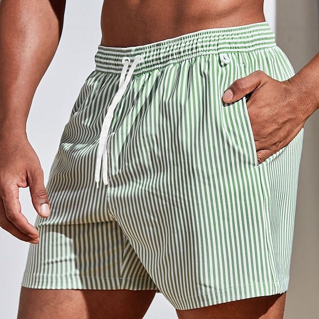 Casual Striped Boardshorts - Luxoria