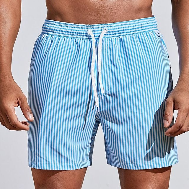 Casual Striped Boardshorts - Luxoria