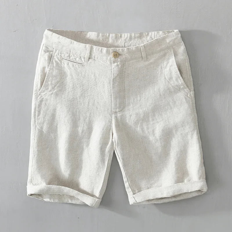 Linen Beach Shorts - Luxoria