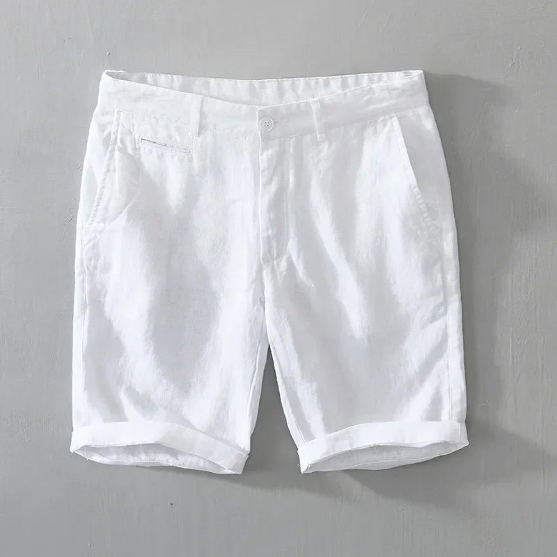 Linen Beach Shorts - Luxoria