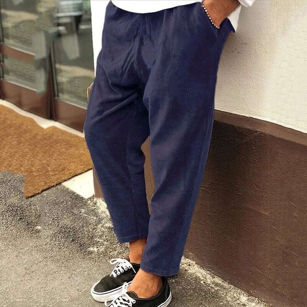 Elegant Corduroy Pants - Luxoria