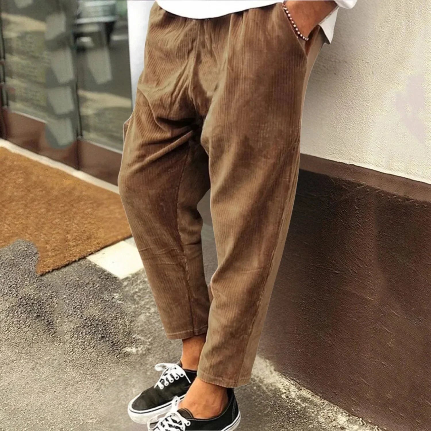 Elegant Corduroy Pants - Luxoria
