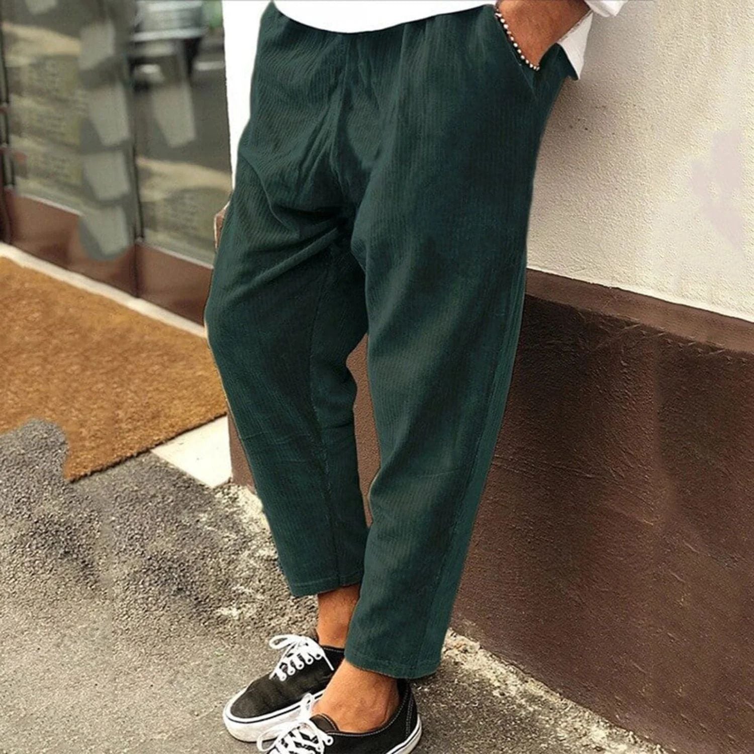 Elegant Corduroy Pants - Luxoria