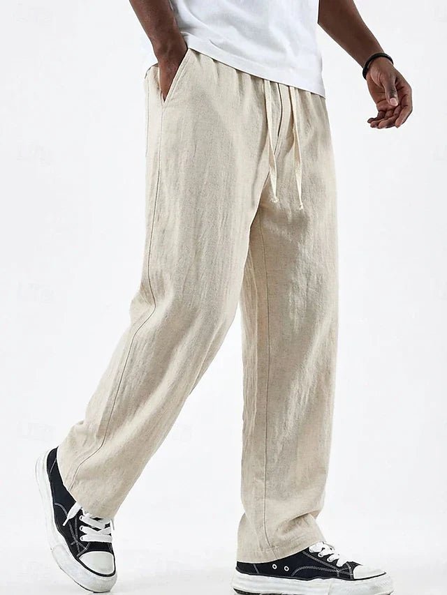Elegant Linen Pants - Luxoria