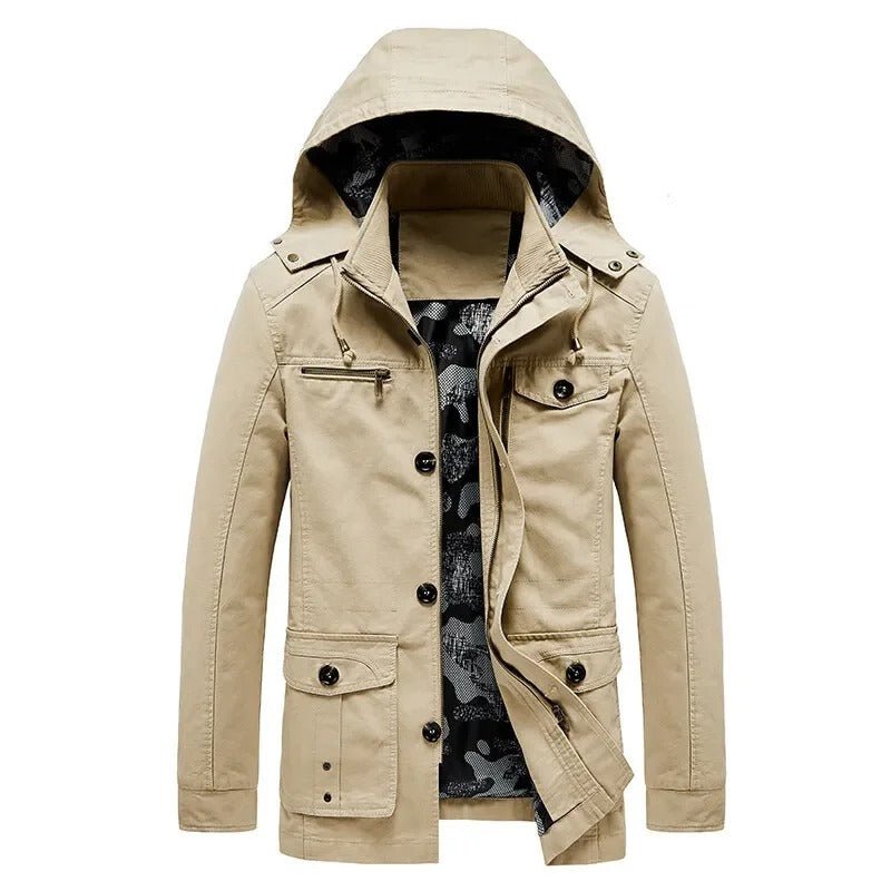 Elegant Multi - Pocket Jacket - Luxoria