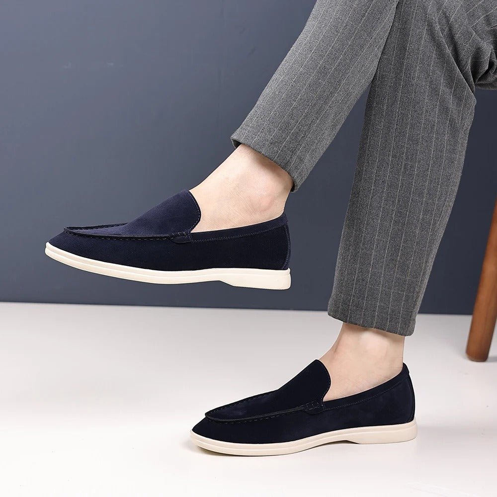Luxury Suede Loafers - Luxoria