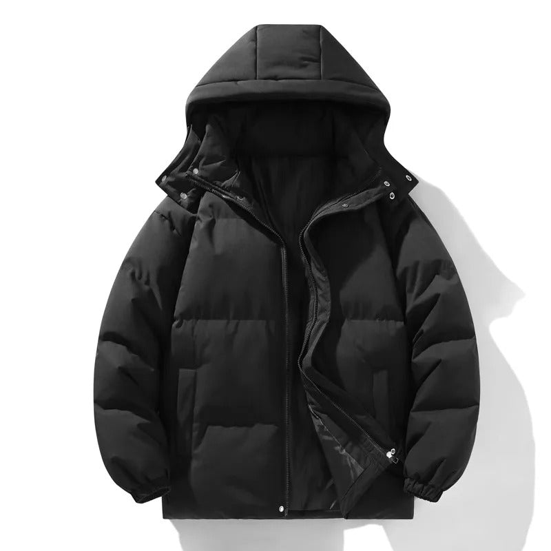 Elegant Hooded Men's Jacket - Luxoria