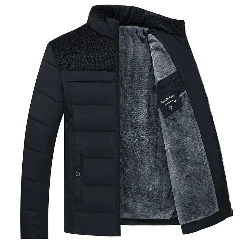 Elegant Padded Puffer Jacket - Luxoria