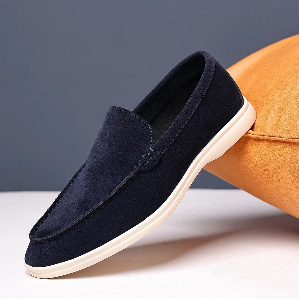 Luxury Suede Loafers - Luxoria