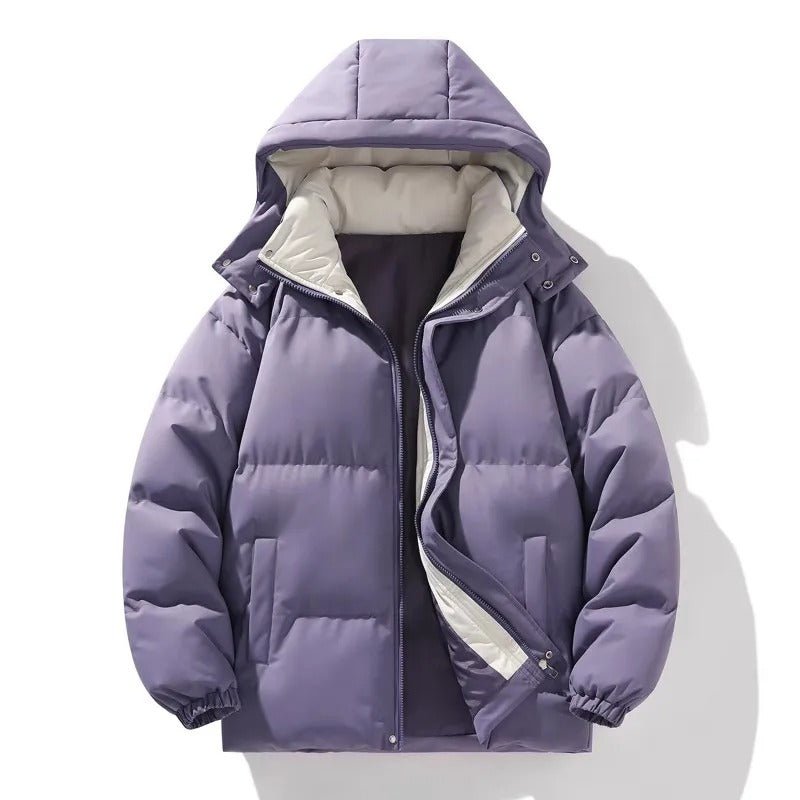 Elegant Hooded Men's Jacket - Luxoria