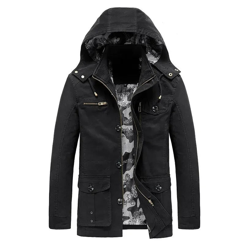 Elegant Multi - Pocket Jacket - Luxoria