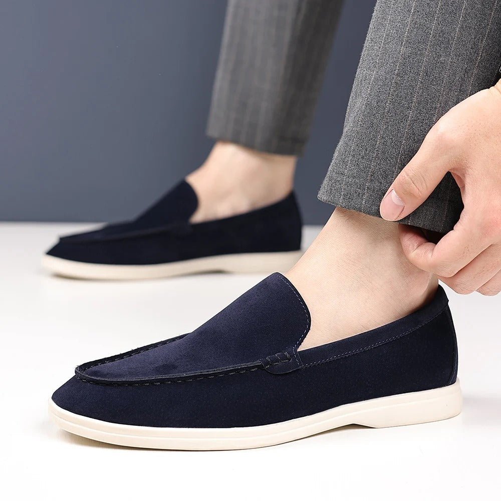 Luxury Suede Loafers - Luxoria