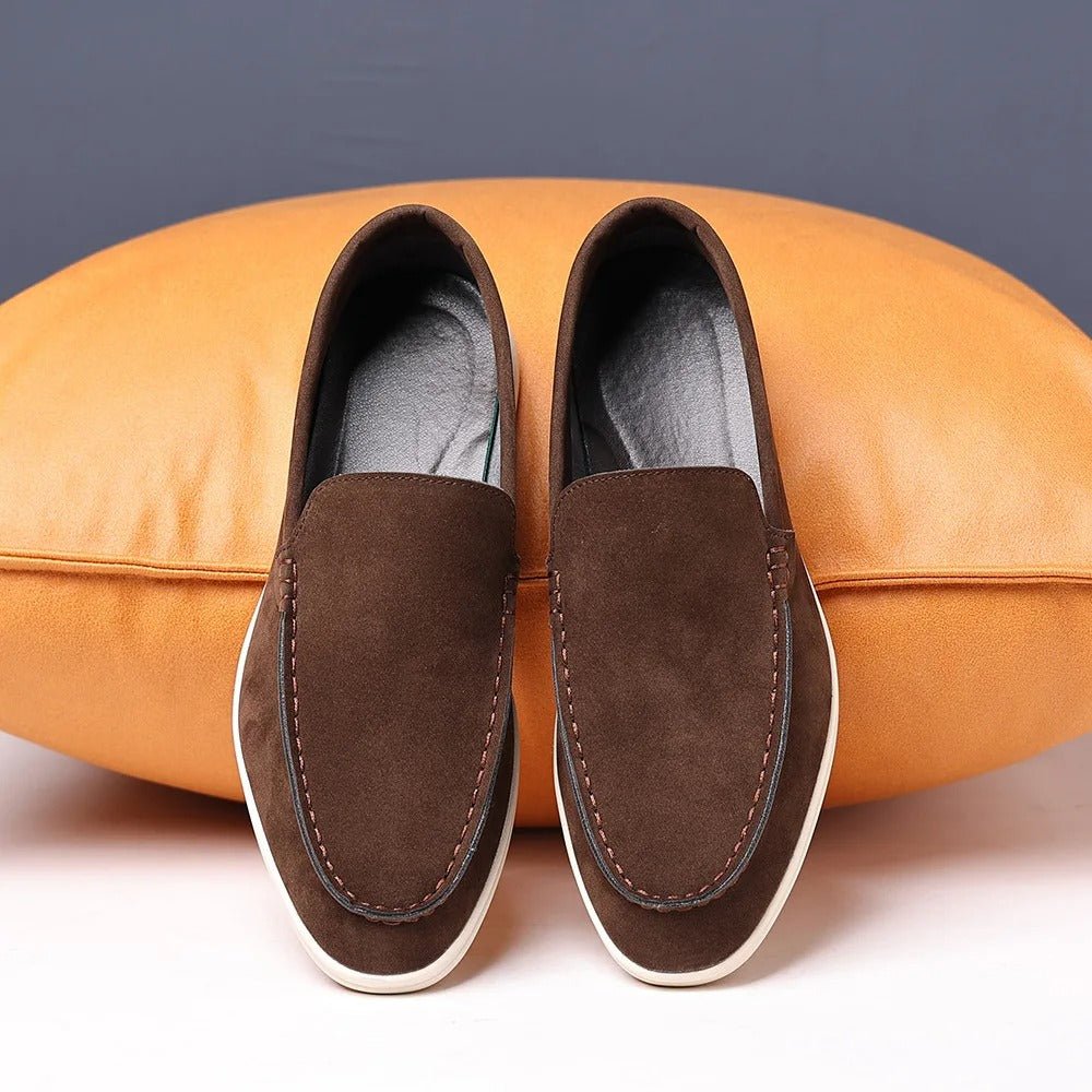 Classic Suede Loafers - Luxoria