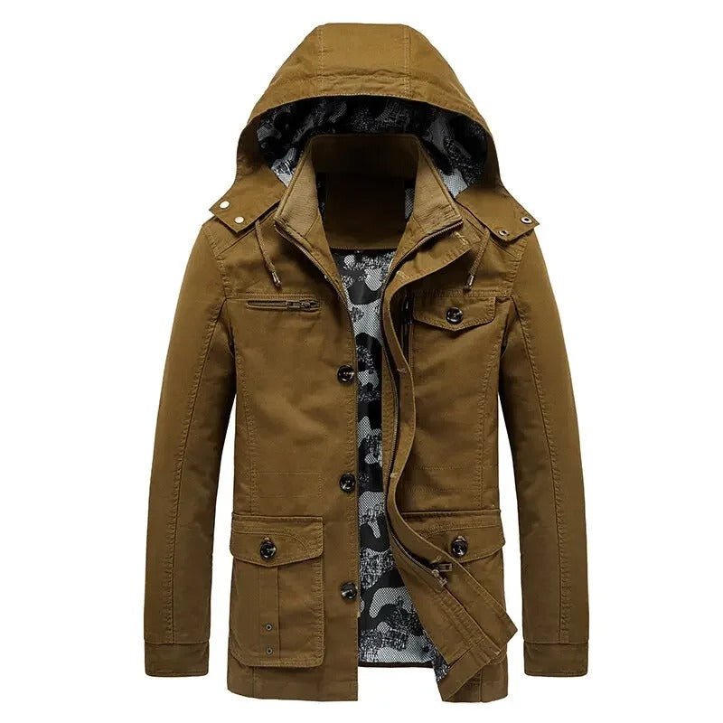 Elegant Multi - Pocket Jacket - Luxoria