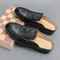 Elegant Crocodile Print Dress Shoes - Luxoria