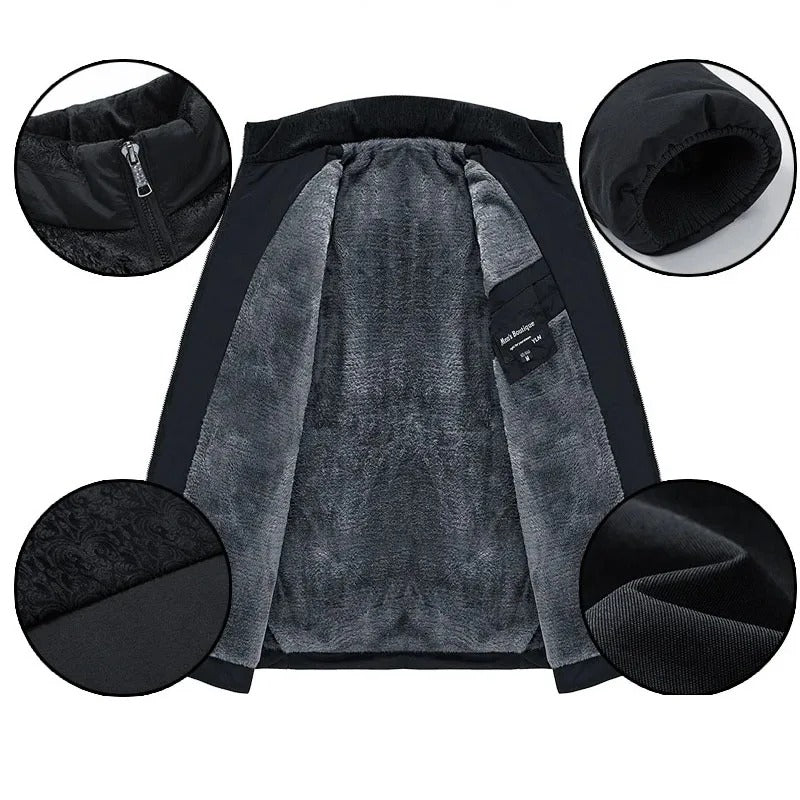 Elegant Padded Puffer Jacket - Luxoria