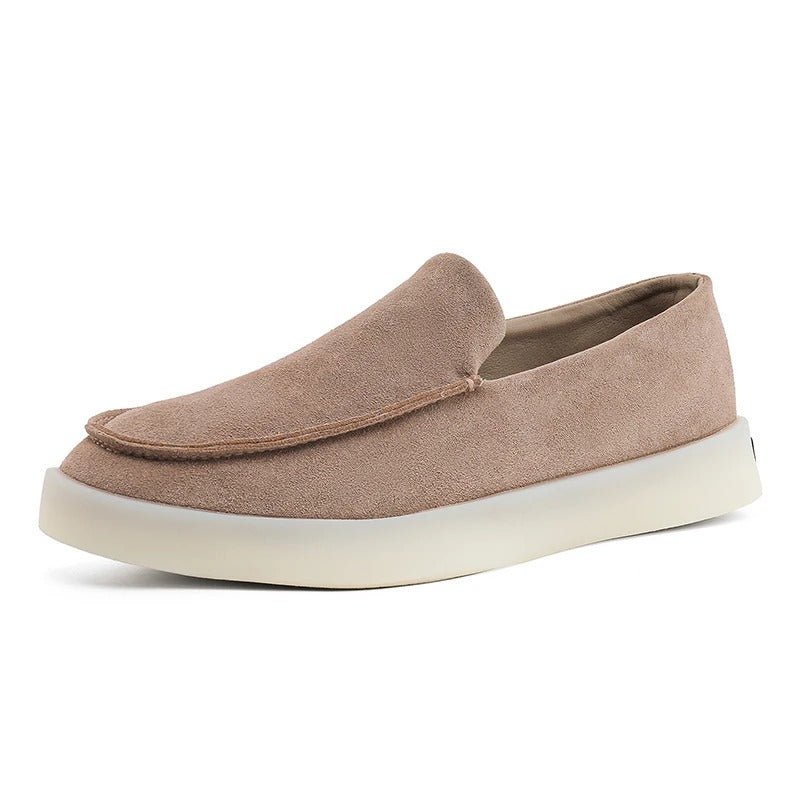 Classic Suede Business Loafers - Luxoria