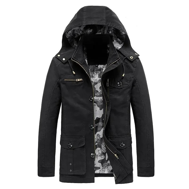 Elegant Multi - Pocket Jacket - Luxoria