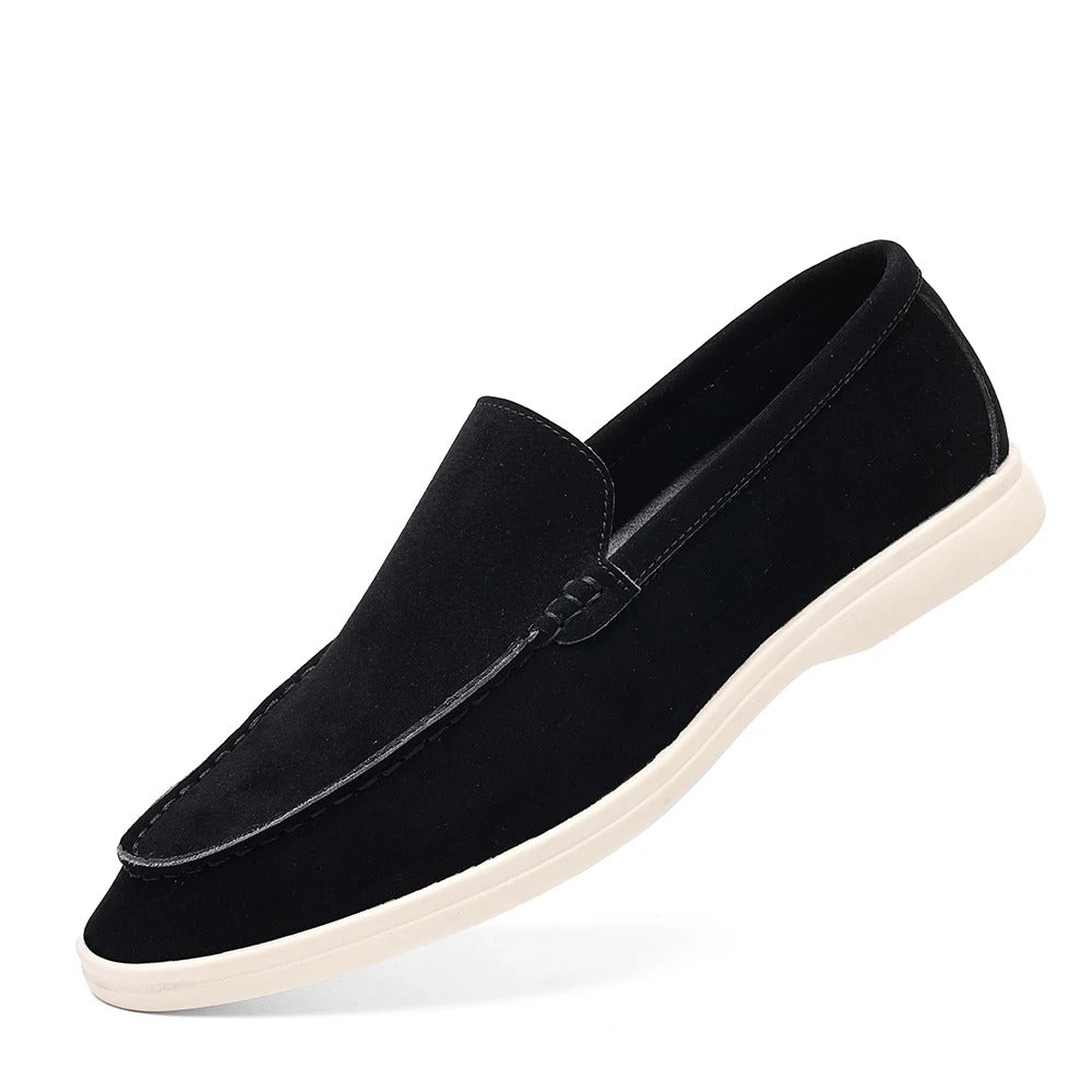 Luxury Suede Loafers - Luxoria