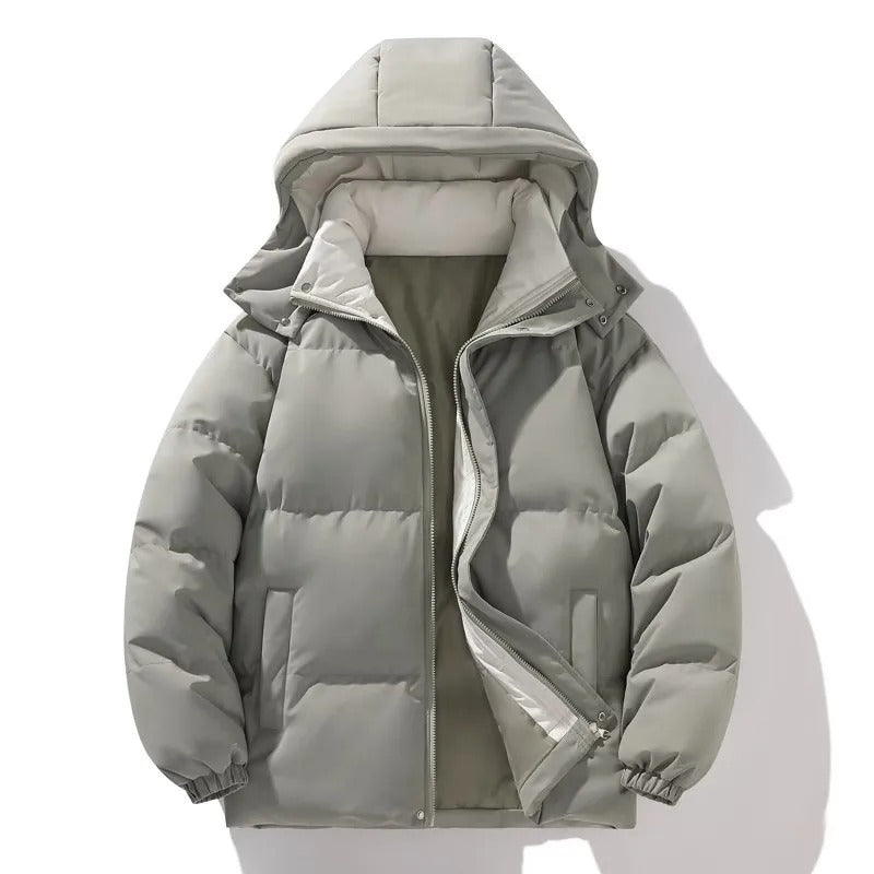 Elegant Hooded Men's Jacket - Luxoria