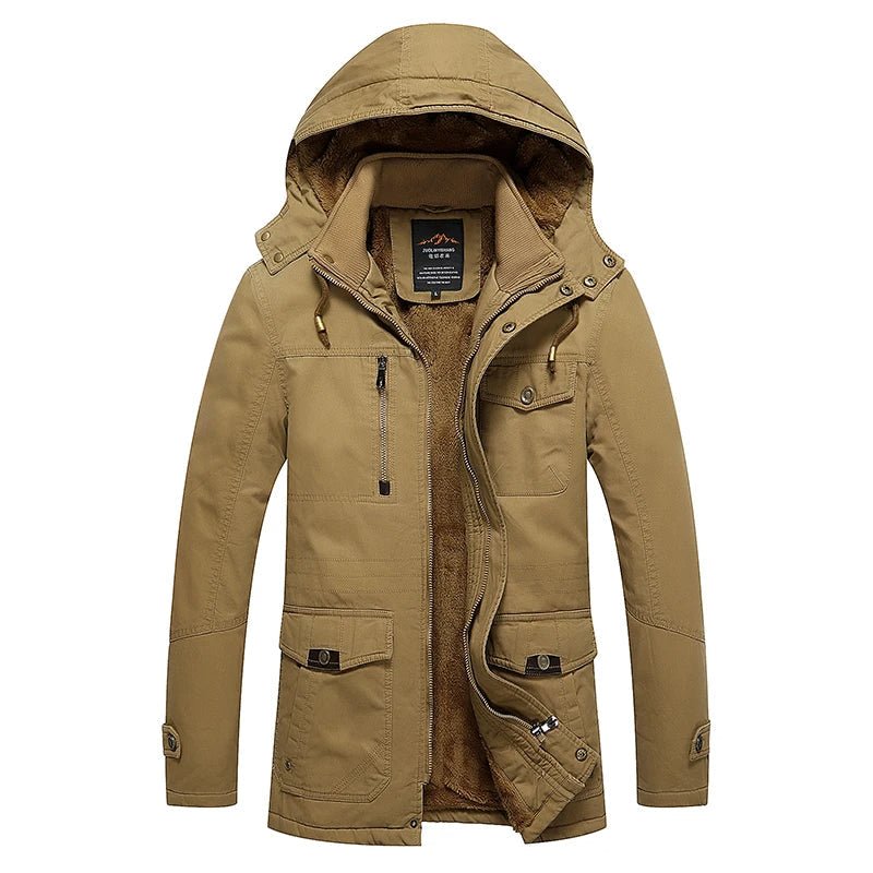 Elegant Cotton Padded Winter Jacket - Luxoria
