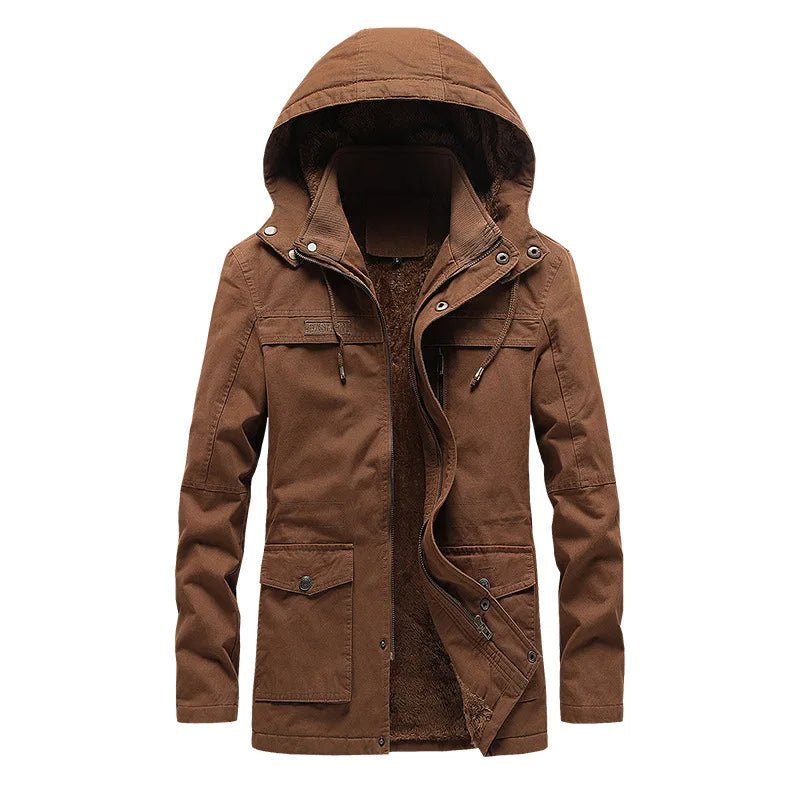 Elegant Windproof Winter Jacket - Luxoria