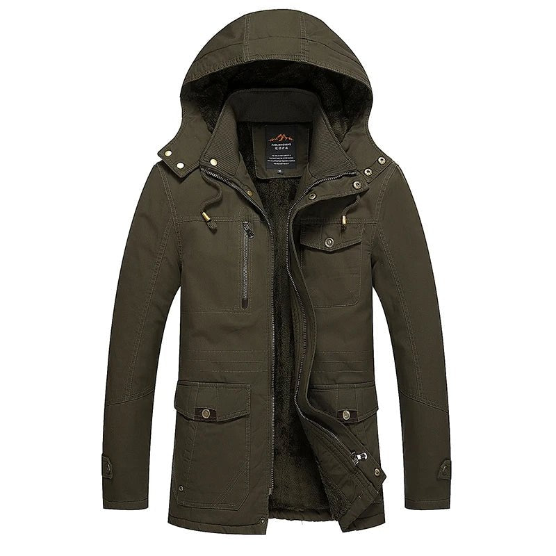 Elegant Cotton Padded Winter Jacket - Luxoria