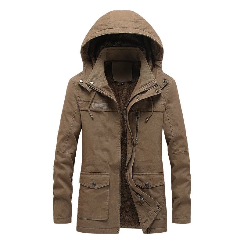 Elegant Windproof Winter Jacket - Luxoria
