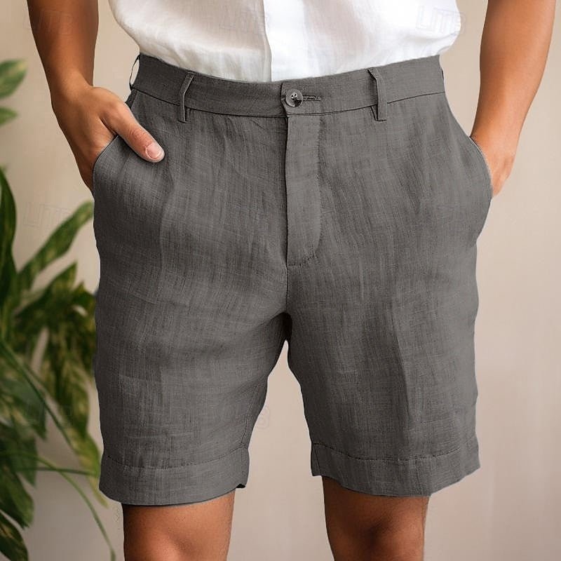 Elegant Linen Summer Shorts - Luxoria