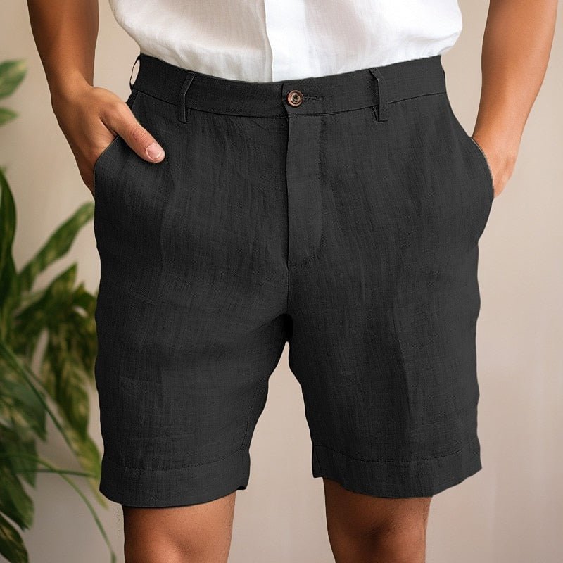 Elegant Linen Summer Shorts - Luxoria