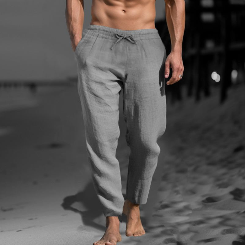 Corfu Linen Pants - Luxoria