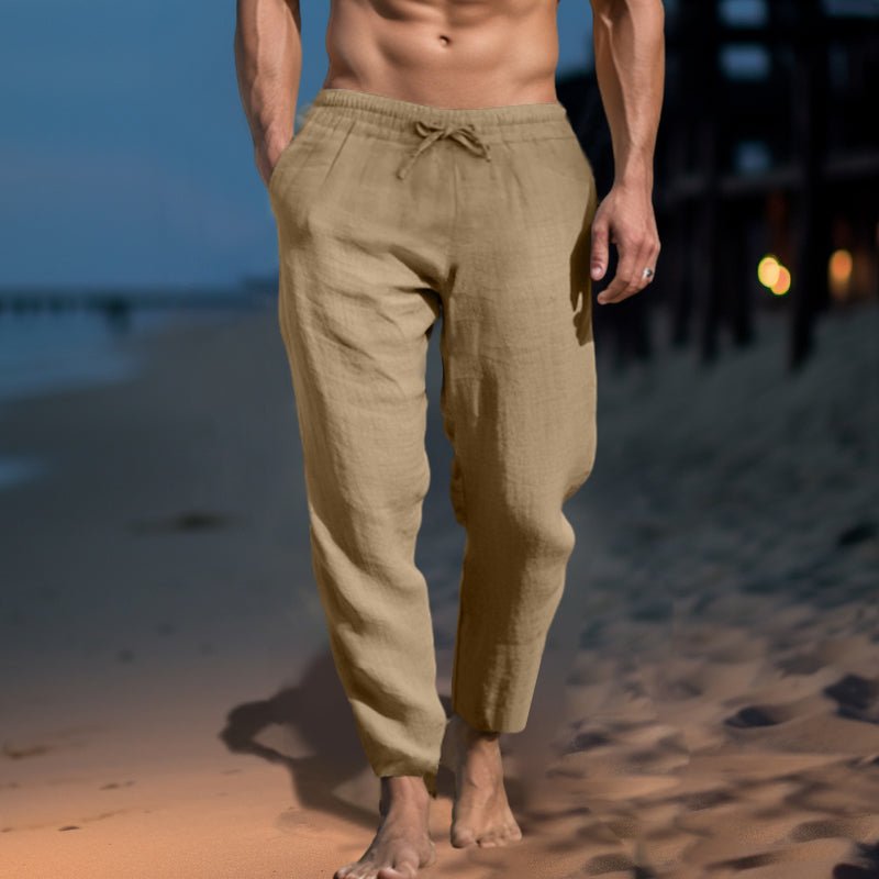 Corfu Linen Pants - Luxoria
