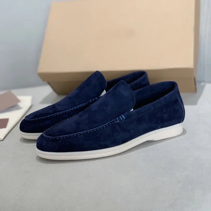 Chic Suede Loafers - Luxoria