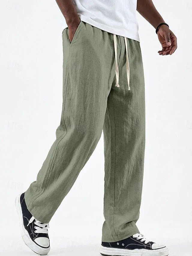 Elegant Linen Pants - Luxoria