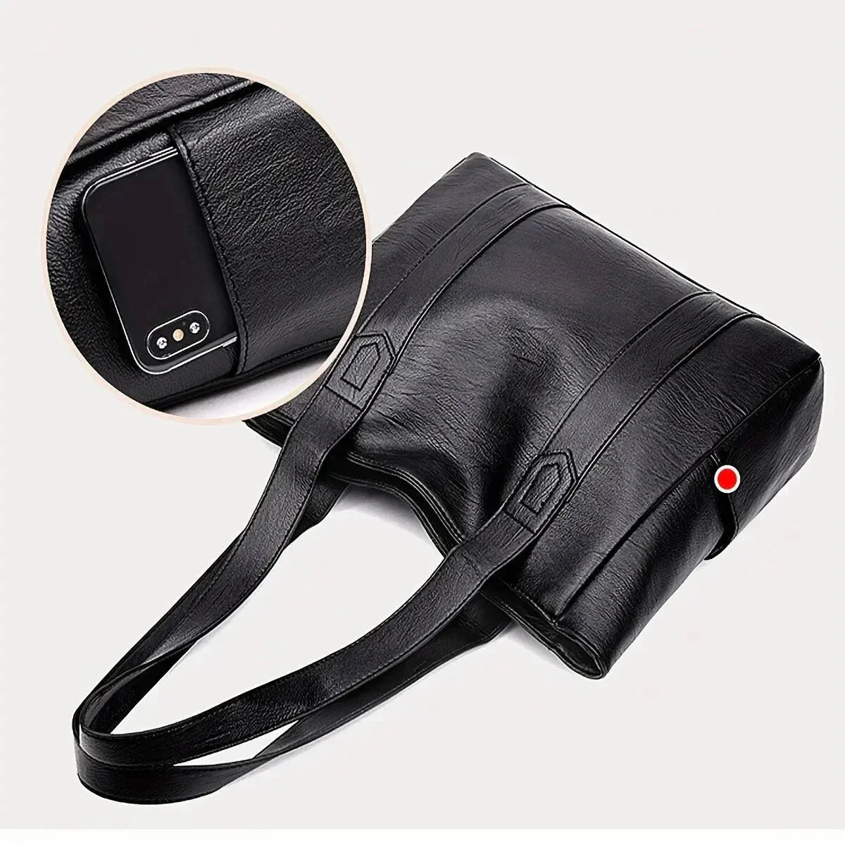 Jolanta™ | BOLSO DE CUERO ORIGINAL PARA EL HOMBRO - Luxoria
