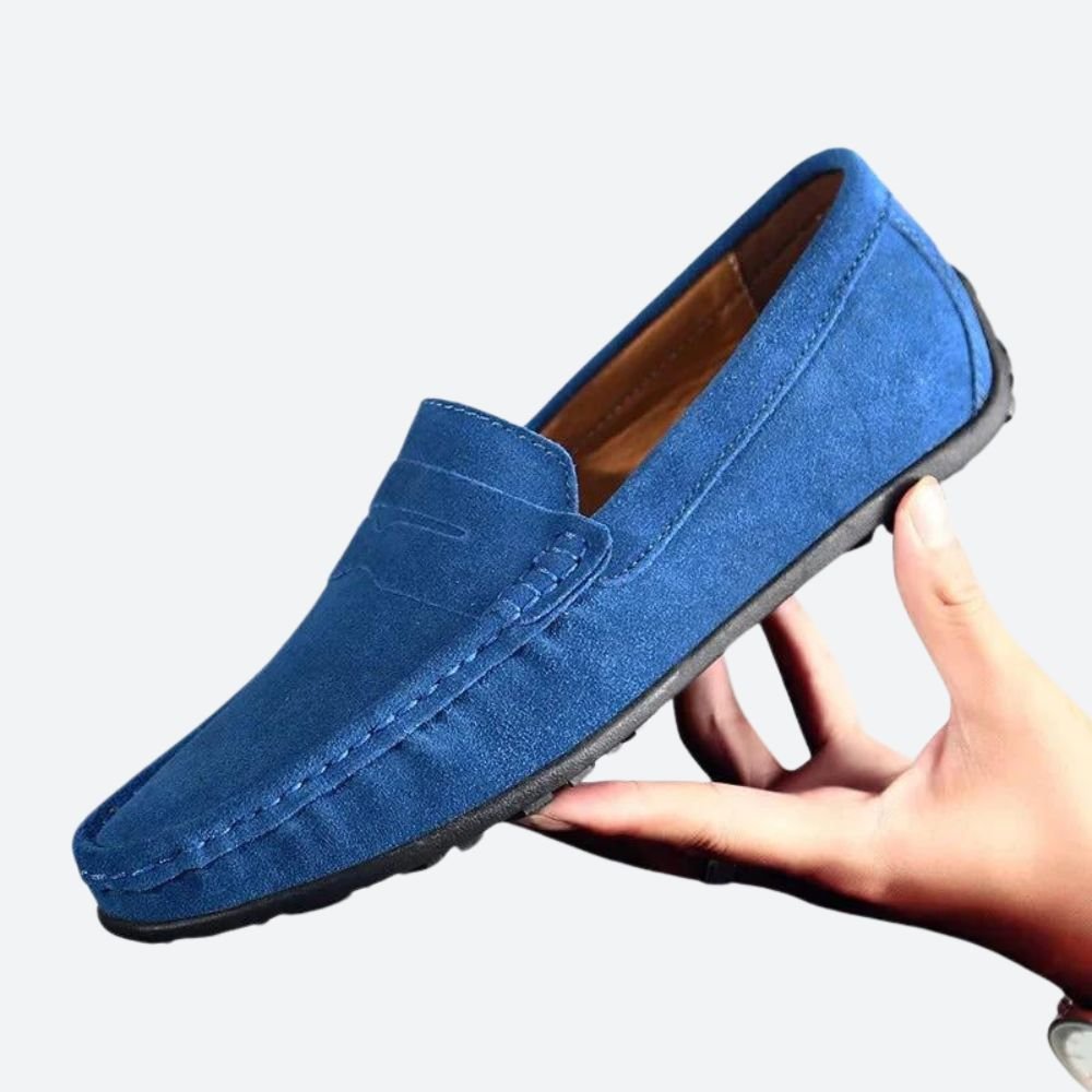 Classic Suede Men's Loafers - Luxoria