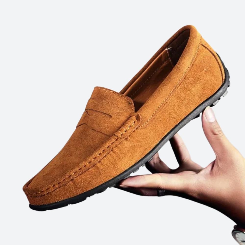 Classic Suede Men's Loafers - Luxoria