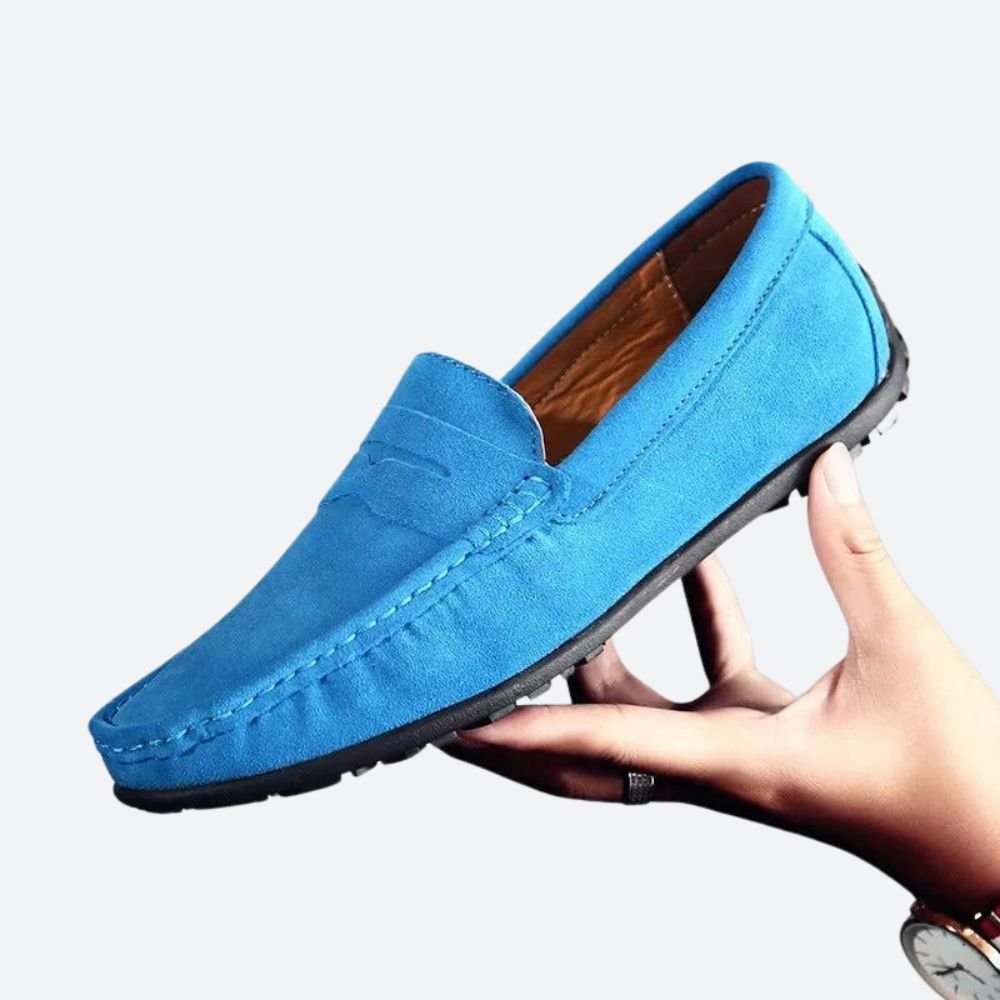 Classic Suede Men's Loafers - Luxoria