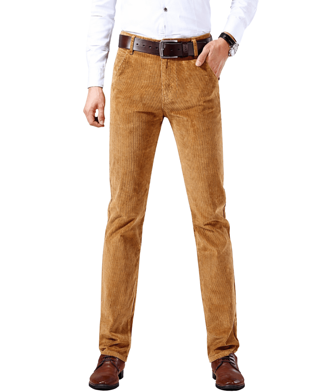 Elegant Corduroy Pants - Luxoria