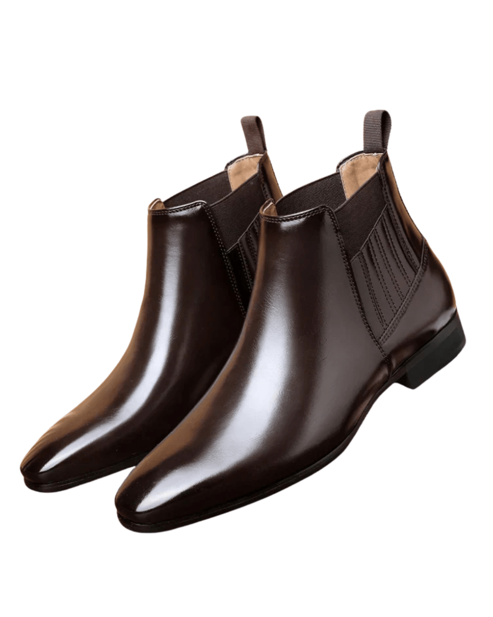 Chic Leather Boots - Luxoria