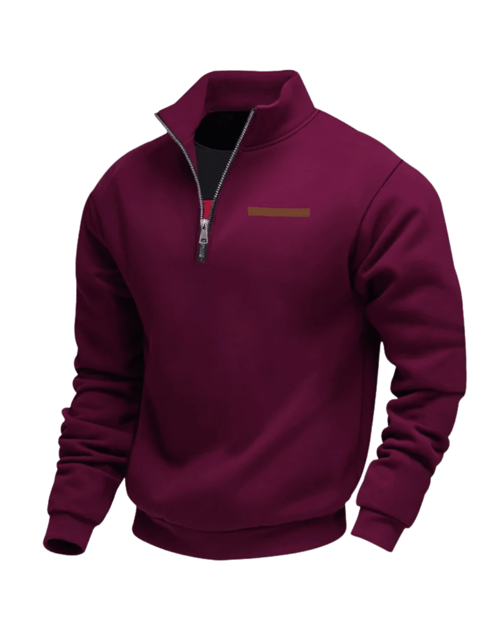 Casual Fleece Zip Sweater - Luxoria
