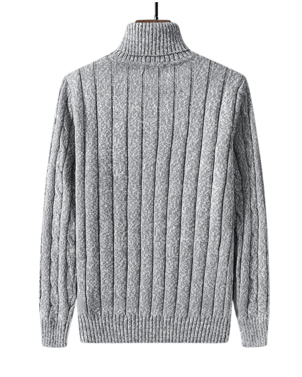 Chic Wool Turtleneck Sweater - Luxoria