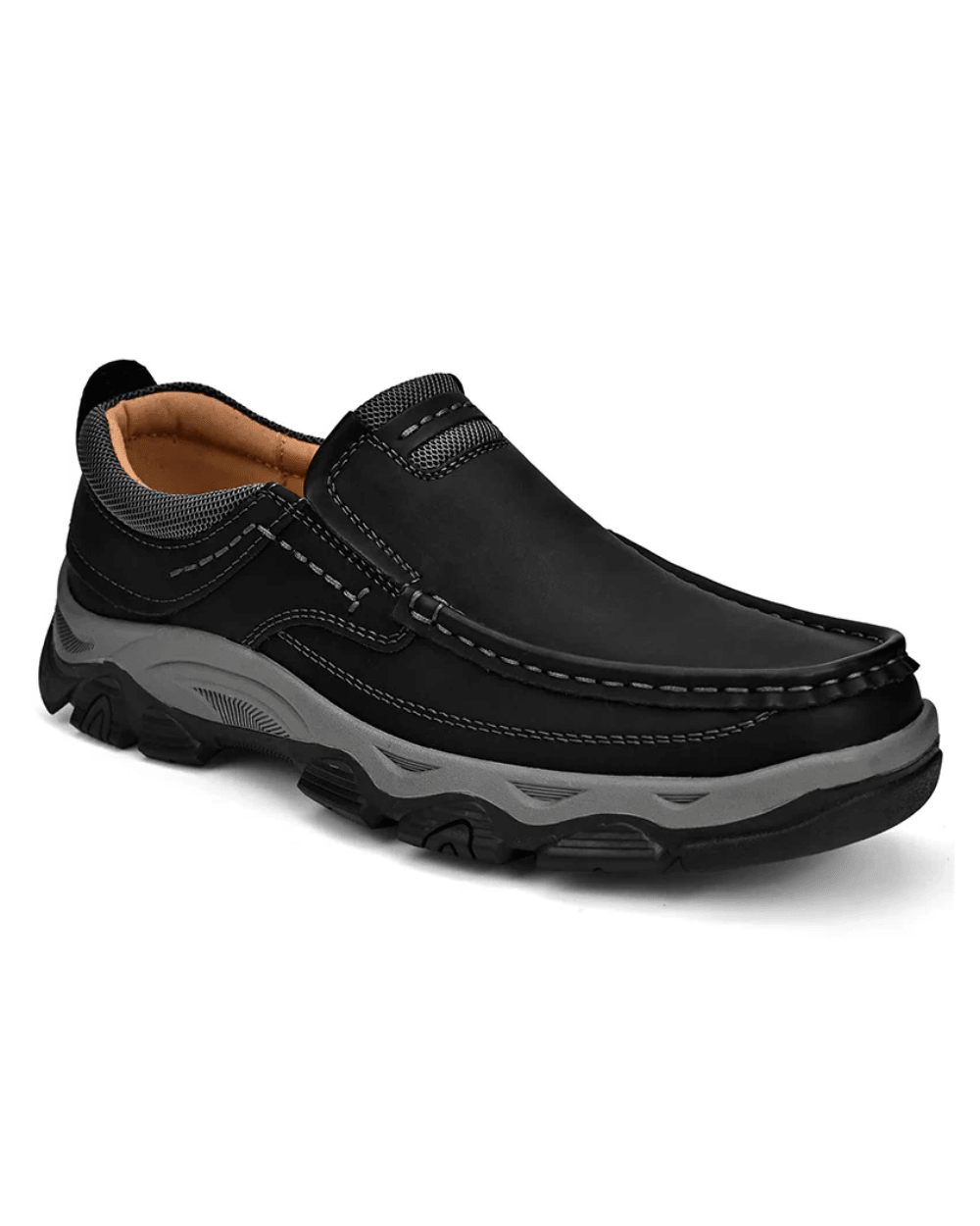 Elegant Leather Slip - On Shoes - Luxoria