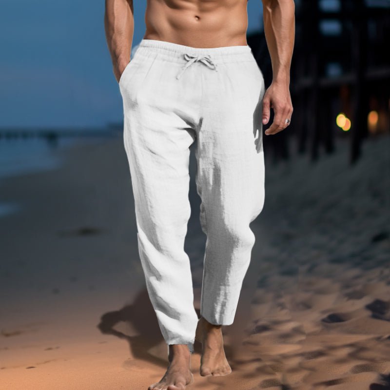 Corfu Linen Pants - Luxoria